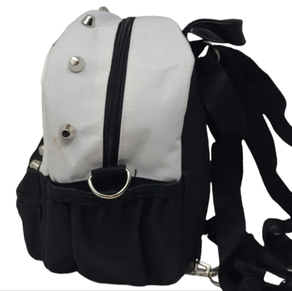 NEW-DISNEY THE NIGHTMARE BEFORE CHRISTMAS JACK SKELLINGTON-MINI BACKPACK STUDDED - Picture 12 of 16